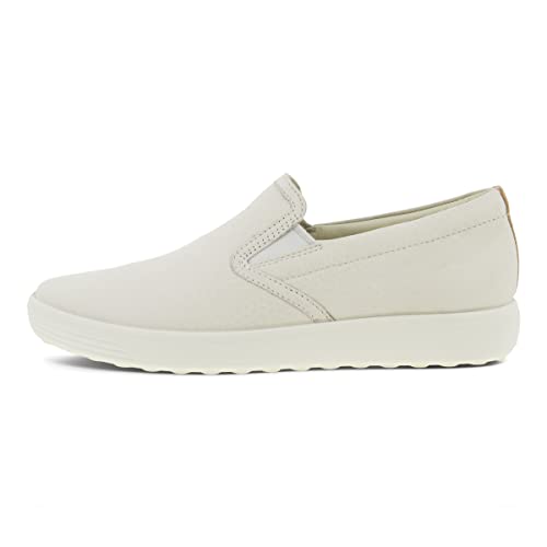 ECCO Women's Soft 7 Casual Slip On Sneaker, White/