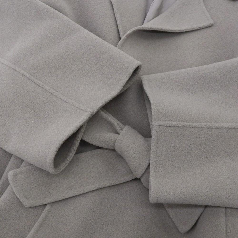 Stunning Lure Wool Chesterfield Coat for Women, Grey 1 Coat 1 grayUsed