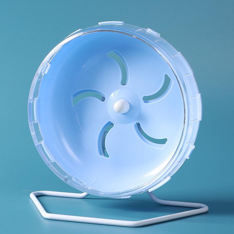 Бесшумная беговая дорожка для хомяков: Колесо 21  с креплением для ремня - большой ролик и игрушка для золотых медведей 14 cm