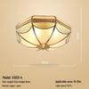Retro-Modern American Copper Ceiling Light for Bedroom, Living Room, or Dining Room