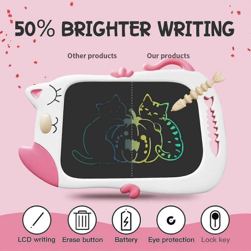 Girls Toys For 3-6 Years Old Girls Boys, Lcd Writing Tablet Doodle Board, 8.5inch Colorful Drawing Tablet Writing Pad,girls Birthday Gift And T Tw