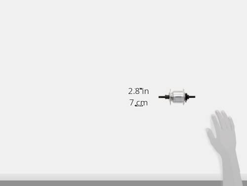 SHIMANO Hub Dynamo DH-C2100 Silver 36H Nut Type J2-A 6V-0.9W OLD:100mm ADHC2100NWDDSS1