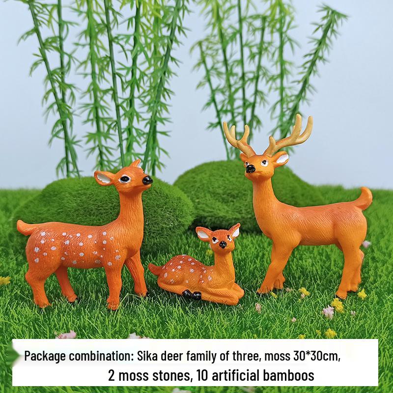 Moss Green Artificial Foam Pebble Decoration for Micro Landscape and Flower Arrangements