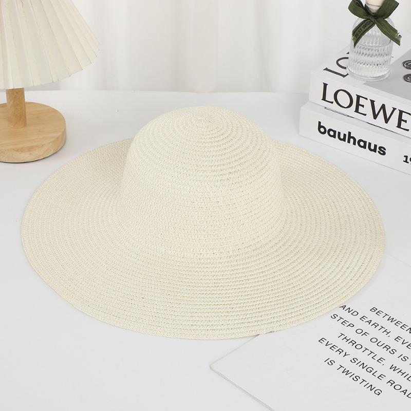 Summer Straw Hat DIY Handmade Light Board Hat Sunshade Sunscreen Hat Activity Round Edge Woven Travel Sunshade Straw Hat