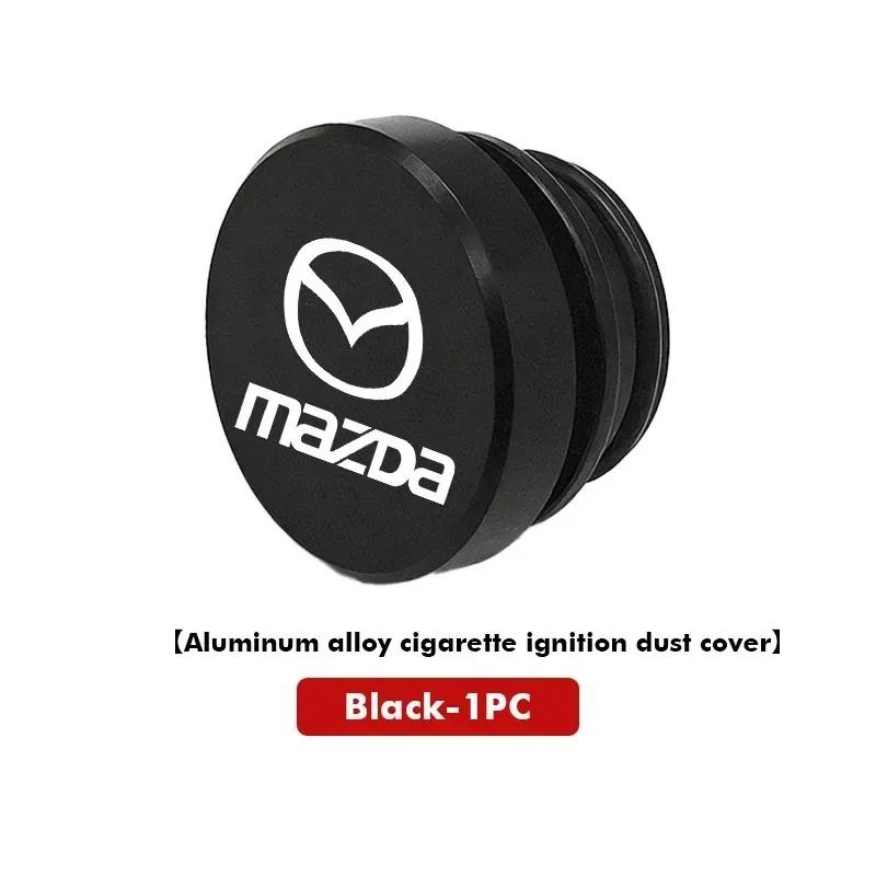 Metal Car Cigarette Lighter Dust Cover Decor Cap For Mazda 2 3 6 CX5 CX30 CX50 CX4 MX5 CX8 CX7 CX3 BT50 Interior Accessories