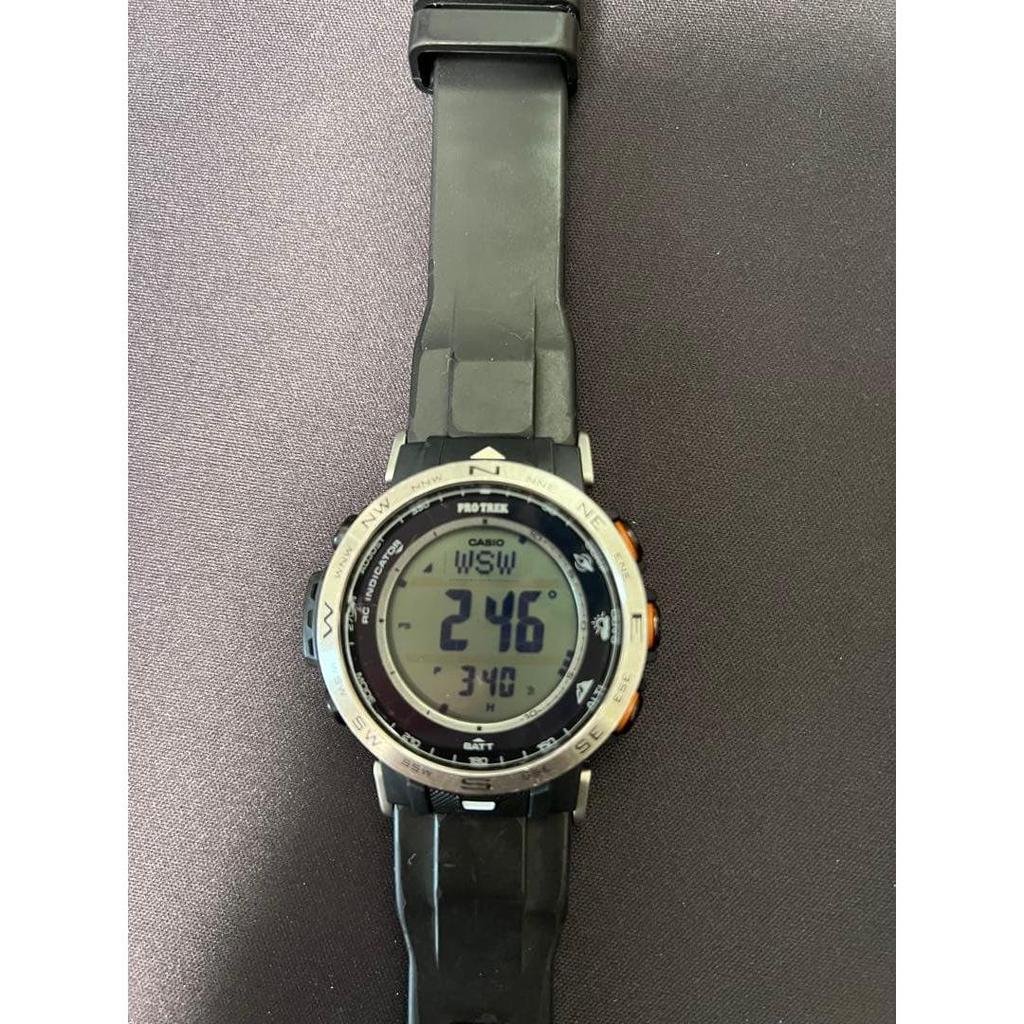 Used [With Box] CASIO PROTREK Climber Line Solar Radio-Controlled