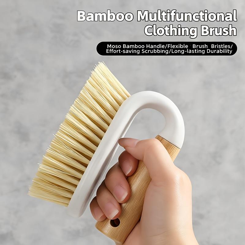 1pc Handheld Home Cleaning Brush, Can Clean Hair and Debris from Sofas, Floors, and Blankets. Wooden Handle Cleaning Brush with Hanging Storage