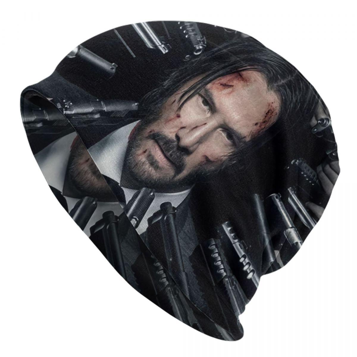 

Custom John Wick Bonnet Hats Street Knitted Hat For Women Unisex Autumn Winter Warm Keanu Reeves Movie Skullies Beanies Caps Beanies Hat