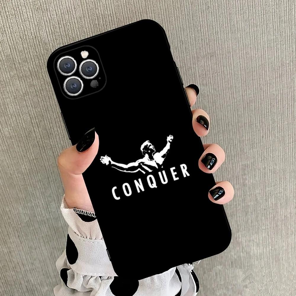 

Gym Fitness Bodybuilding Phone Case For iPhone 15,14,13,12,11,Plus,Pro Max,XS,X,XR,SE,Mini,8,7 Soft Silicone Black Cover iPhone13