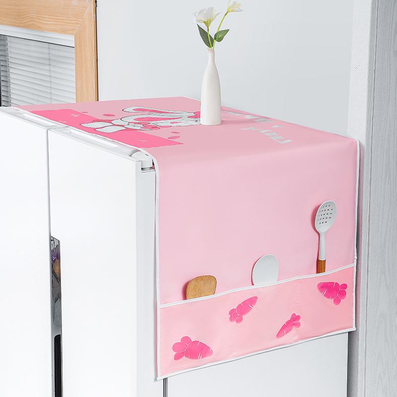 PEVA Waterproof Dustproof Refrigerator Cover & Storage Bag for Single/Double Doors