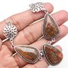 Stick Agate Gemstone Mother's Day Handmade Silver Jewelry Necklace 20 In