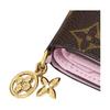 Louis Vuitton Classic Monogram Coated Canvas Wallet Women Wallets Brown Pink M29059