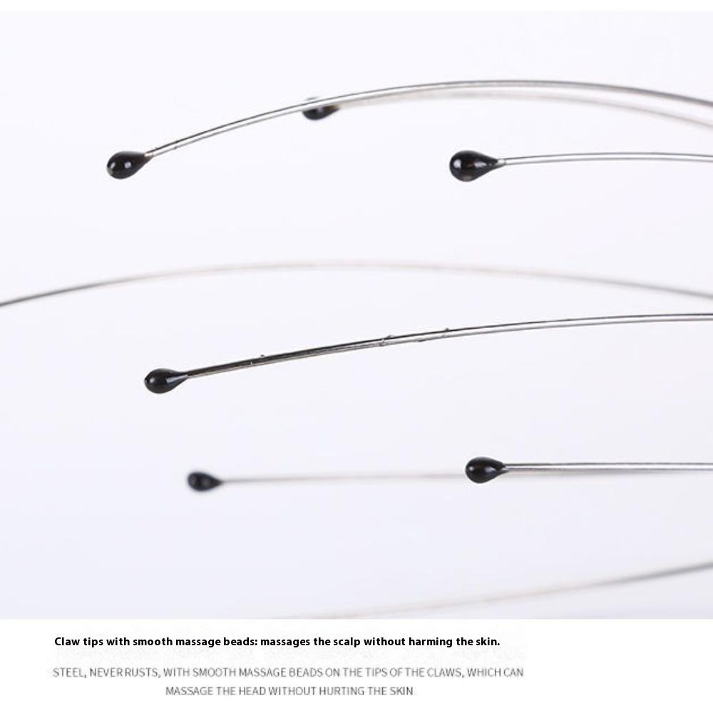 Massageador de cabeça de polvo, extrator de alma, agarrar e ingerir, artefato de coçar a cabeça, coceira no couro cabeludo, meridianos coçando o topo da cabeça