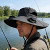 Dual Fan Summer Fan Visor Cap 3 Speeds Fishing Bucket Hat Convenient Solar Fan Hat  Outdoor Travel