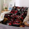 Dynamic Football Stars printed flannel breathable and warm blanket, a stylish home gift, suitable for home, office and bedspread use. 15a144
