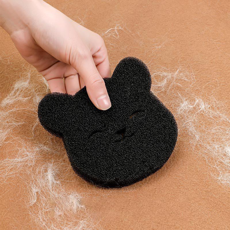 2 In 1 Haustier Haarentferner Bär Form Wäsche Ball Waschmaschine Lint Catcher Wiederverwendbare Kleidung Sofa Katze Hund Haar reinigung Schwamm
