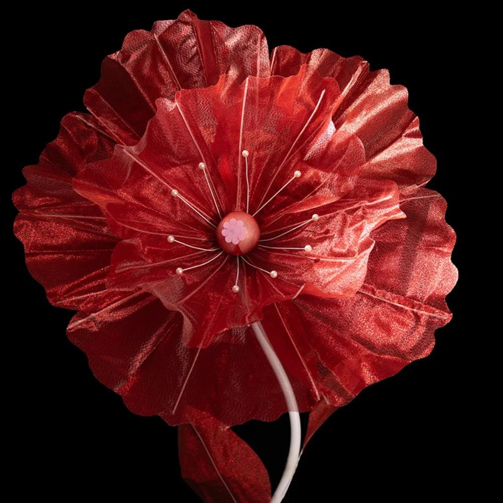 50cm Sztuczny Motyl Gigantyczna Jedwabna Organza Sztuczny Motyl Dekoracja Zewnętrzna Świąteczna Wystawa Trójwymiarowy Motyl