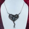Seraphinite Pendant Copper Wire Wrapped Jewelry Natural Gemstone Handmade Pendant