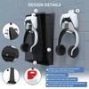 Wall Mount Designed for All PS5 Models With Controller Headset Hanging Hook For PlayStation 5 Series Disc/Digital Console