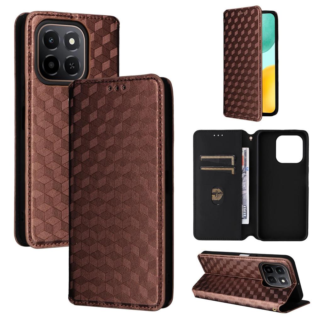 Flip Cover für Honor X6C 4G PU-Leder Ganzkörperschutz [RFID-Blockierung] Handyhüllen Wallet Cover