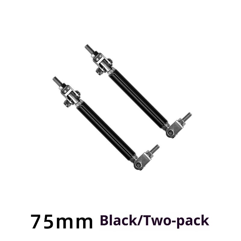 2x Univerzální Závodní Nastavitelná Přední Zadní Lišta Nárazníku Rozdělovač Podpěrná Tyč Sada Závodní 75mm/100mm/150mm/200mm Styling Auta Tunning