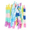 31pcs Push Bubble Bracelet Multicolor Push Bubble Wristband Silicone Stress Reduing Entertaining