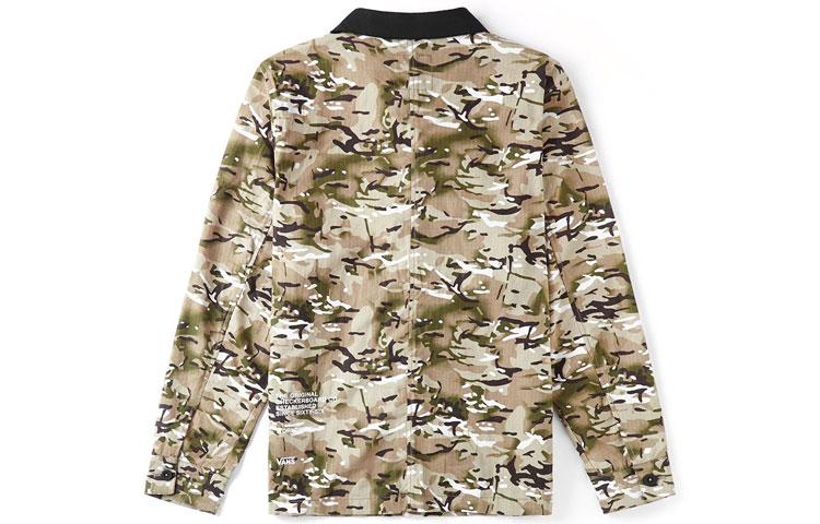 Vans Jackets Men's Camouflage Lapel Moderate Workwear VN0A4MLJW09