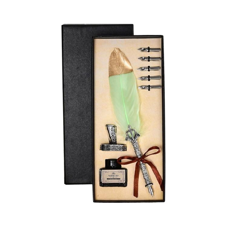 Feather Calligraphy Pen Set Quill Pen Fancy Pen Luxury Vintage Signature Pen Set