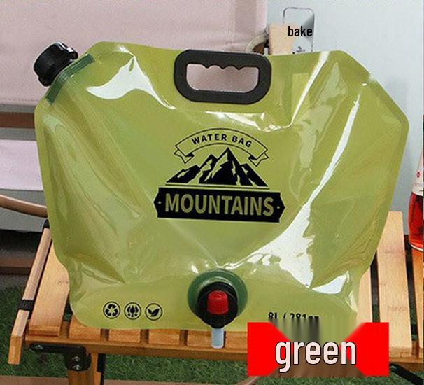 Large Capacity Foldable Outdoor Water Storage Bag for Camping and Mountaineering