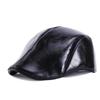 European and American Popular Leather Duck Tongue Beret, Forward Hat, Women's Painter Beret, Newsboy Hat JDBLM-