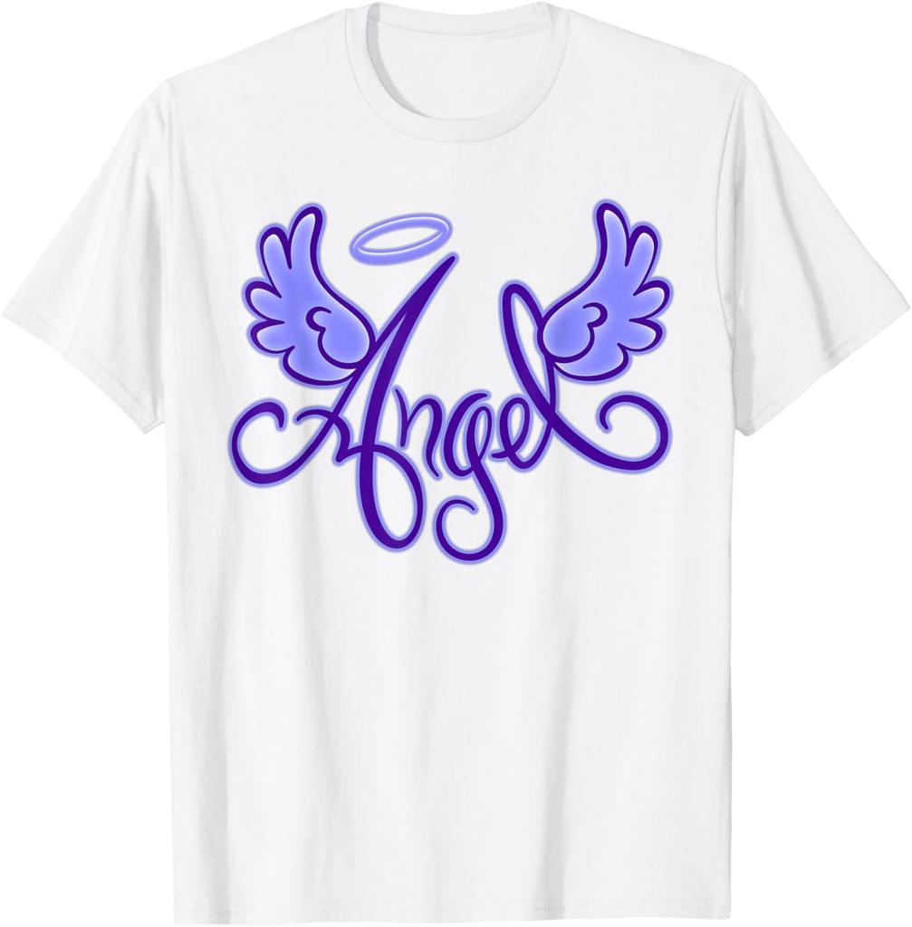 Retro 90s 00s Throwback Angel Wings Y2K Aesthetic T-Shirt