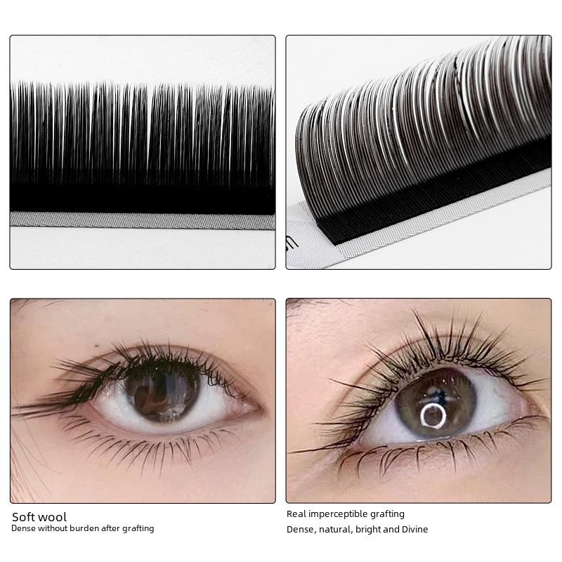 Fox L-Shaped Wide-Angle Soft Eyelashes: Chinese Beauty, Single Air Flat Hair, LC/LD