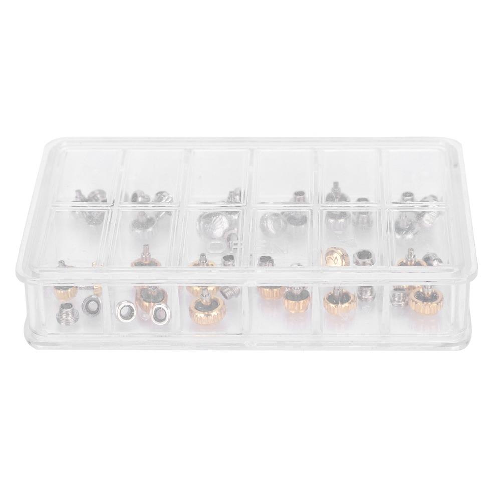 24PCS Silver/Gold Color Watch Crown Assorted Replacement Accessories Accessory Installation