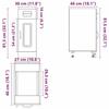 VidaXL Kitchen Cabinet Kalmar Old Wood Engineered Wood 853465