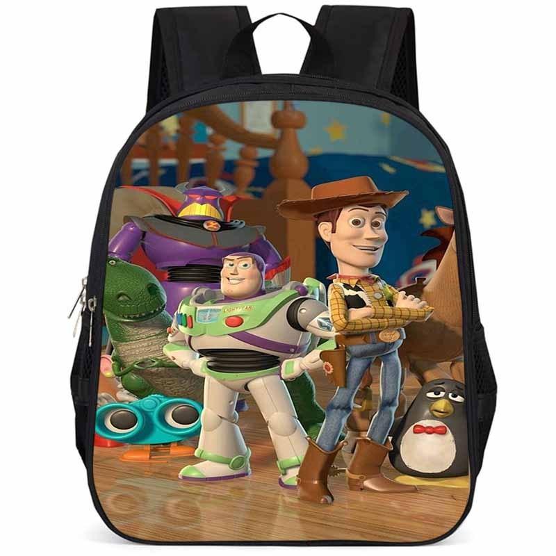 Buzz Lightyear 15-inch Large Capacity Backpack Lightweight Durable Oxford School Bag
