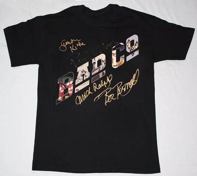 Bad Company Bad Co Unterschriebenes Mick Ralphs Shirt Geschenk Für Fan Unisex T-Shirt
