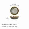 Japanese Style Retro Bone China Dipping Dish