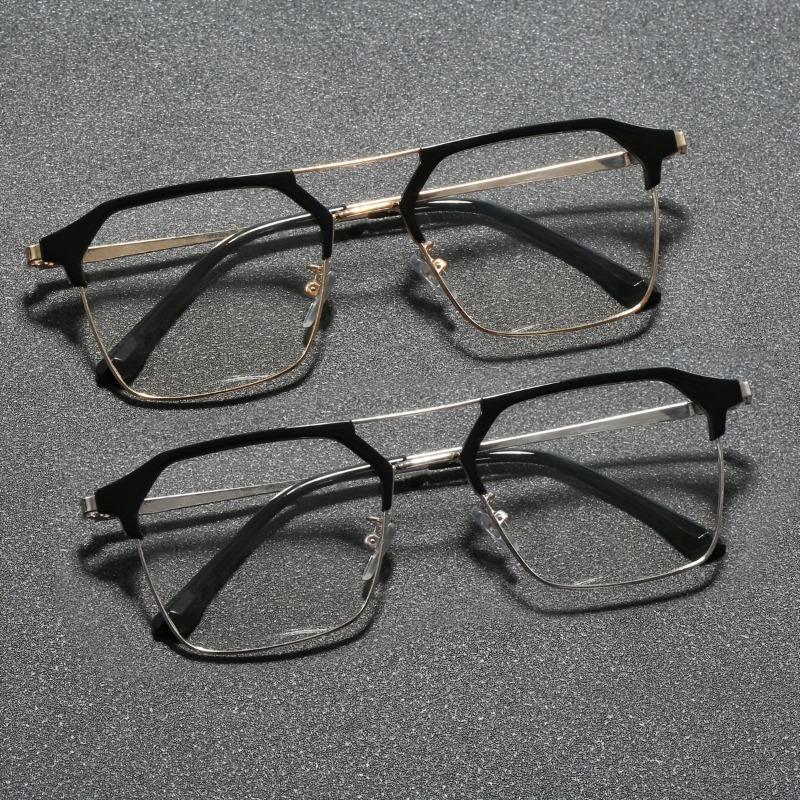 Unisex Pochromic Glasses Business Casual Full Frame for Mobile Computer Use