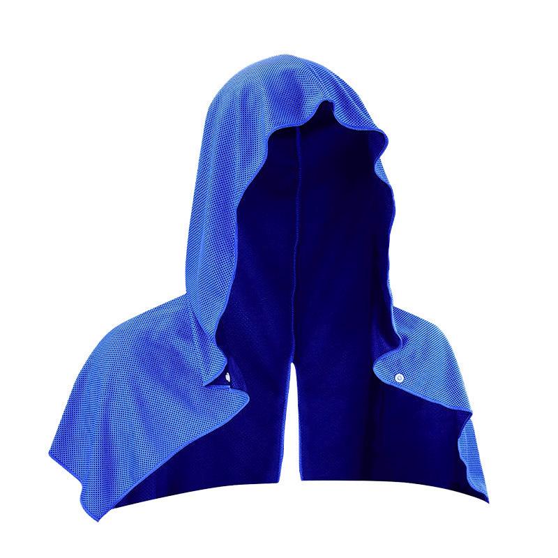 Hooded Cooling Sports Headband: Sun Protection, Sweat-Absorbent, Quick-Drying Shawl