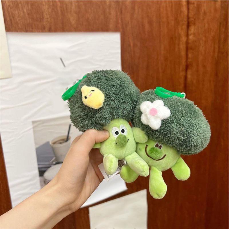 Cute Broccoli Plush Toy Small Pendant Versatile Cauliflower Bag Pendant