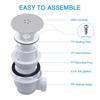 Durable Shower Tray Waste Trap Long Lasting Tray Drain Waste Trap Odor-proof Plastic Floor Drain for Your Bathroom