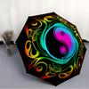 1pc YinYang Symbol Automatic Folding Umbrella - Portable Collapsible 8-Rib Umbrella for All Seasons yy251119165