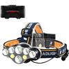 Stocking Stuffers for Men Adults Teens,Rechargeable LED Headlamp High Lumens,Christmas Hunting Fishing Gifts for Men,Head Lamp for Outdoor Running