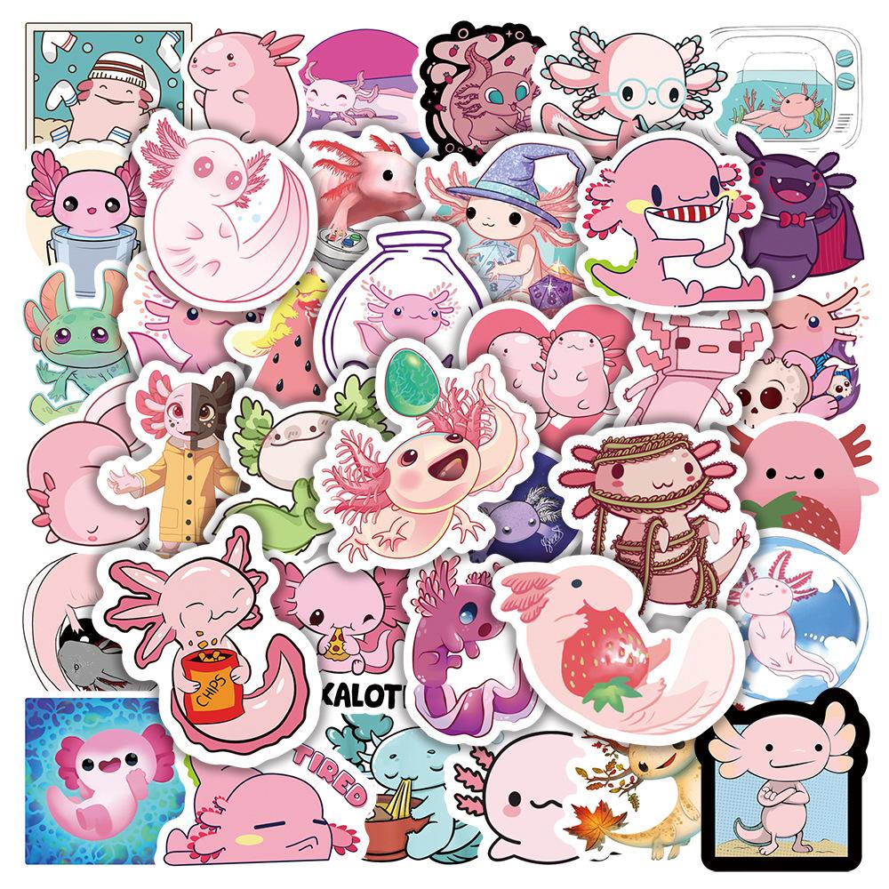 50Pcs Cute Animal Graffiti Stickers Kids Toy Fridge Phone Case Wall Room Cartoon Diy Aesthetic Vinyl Decor Children Girls