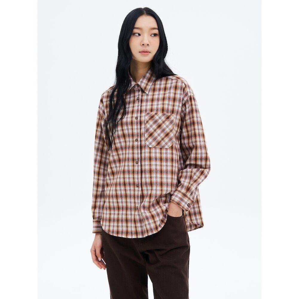 8Seconds Brushed Check Shirt Red Red/S