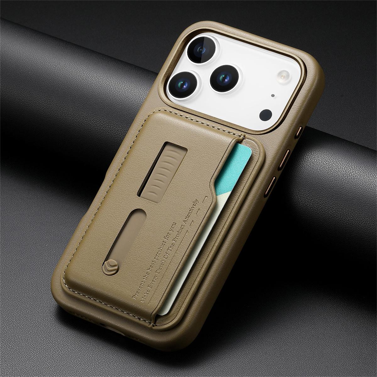 For Magsafe Magnetic Leather Wallet Luxury