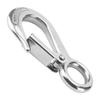 6Pcs 304 Stainless Steel Fast Eye Safety Snap Hook, 0.2Ton 440Lbs Heavy Duty Lifting Grab Hook With Spring Latch For Boat Rigging Hardware