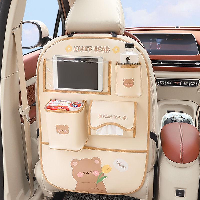 Baksätesorganisatör och förvaringsväska för matbord