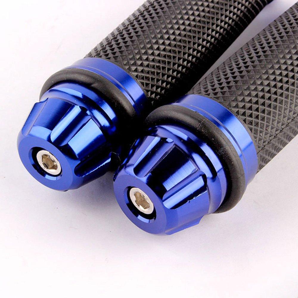 evomosa Motorcycle Grips, Universal Motorcycle Grips, Aluminum Handlebar Ends 0.9 Inches (22.2 Mm), CNC