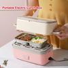 Quick Heating Electric Heating Lunch Box Leaf-proof Portable Insulated Lunchbox  Household Use